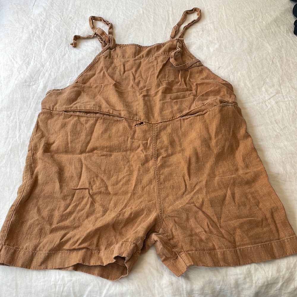 Beaton linen shortalls